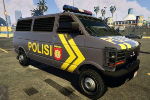 Mobil Polisi Indonesia (Indonesian Police Vehicle) - Declasse Burrito Police Transport